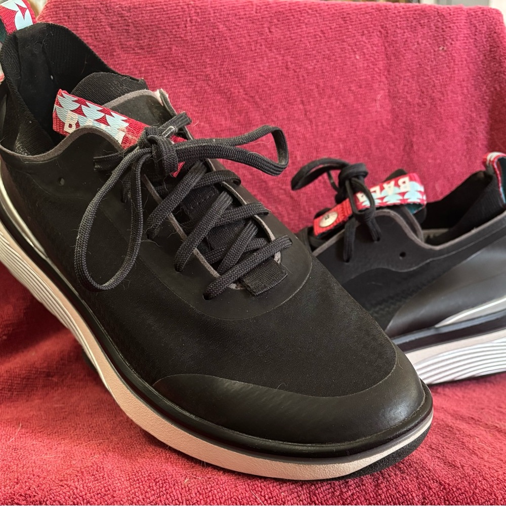 Bala Black Sneakers with White and Red Accents